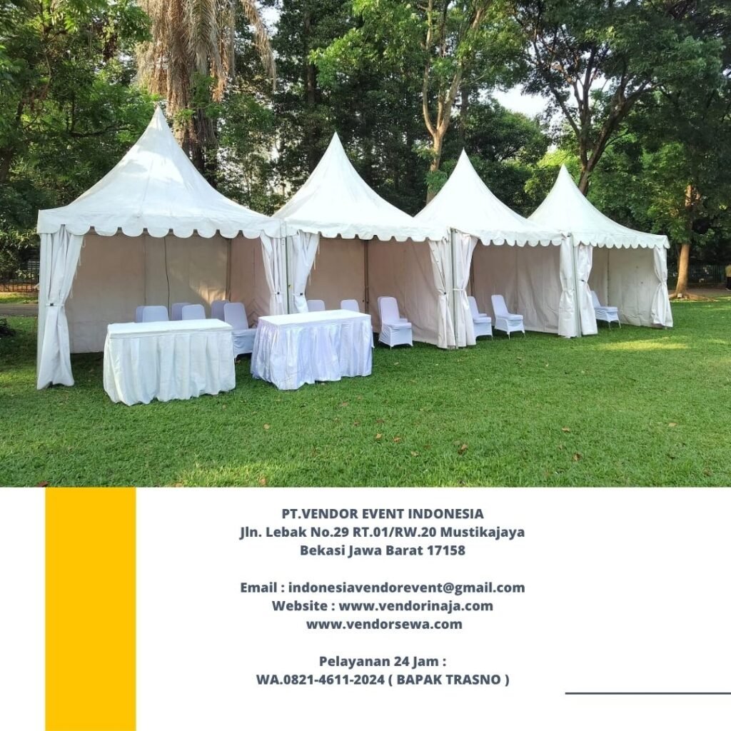 Sewa Tenda Kerucut Dan Tenda Bazar cafe di Jakarta