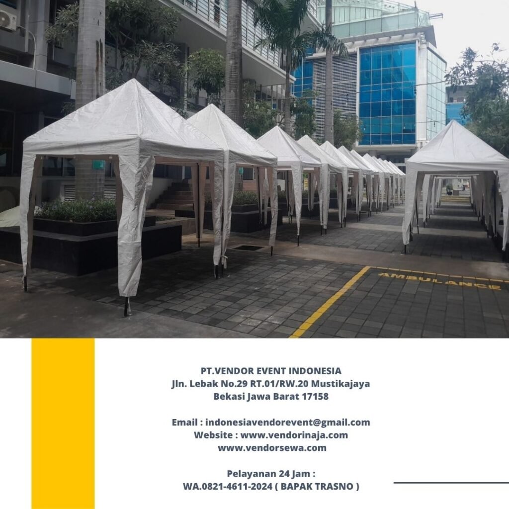 Sewa Tenda Kerucut Dan Tenda Bazar cafe di Jakarta