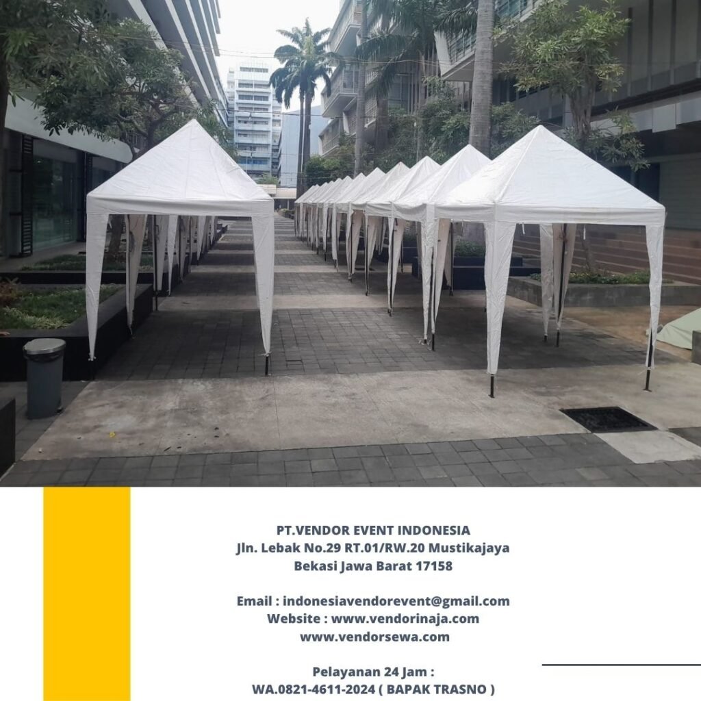 Sewa Tenda Kerucut Dan Tenda Bazar cafe di Jakarta