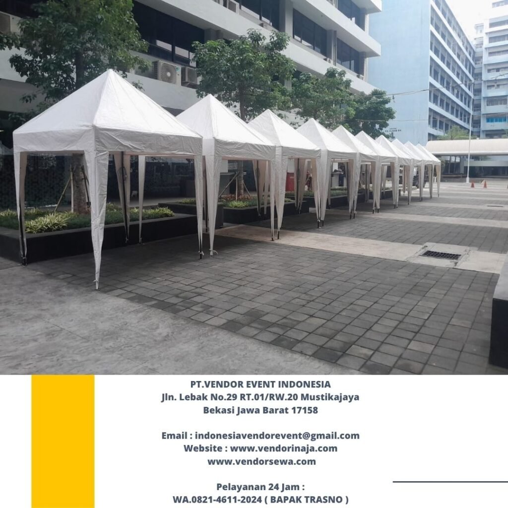 Sewa Tenda Kerucut Dan Tenda Bazar cafe di Jakarta