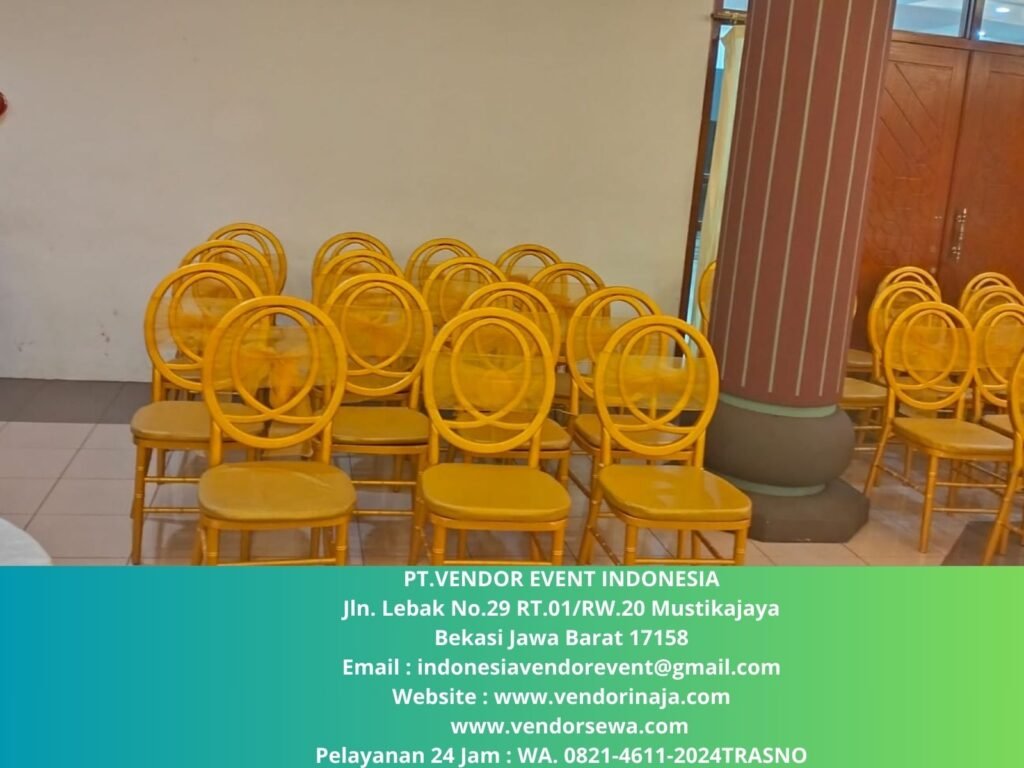 Rental Kursi Olivia VIP Gold Jakarta