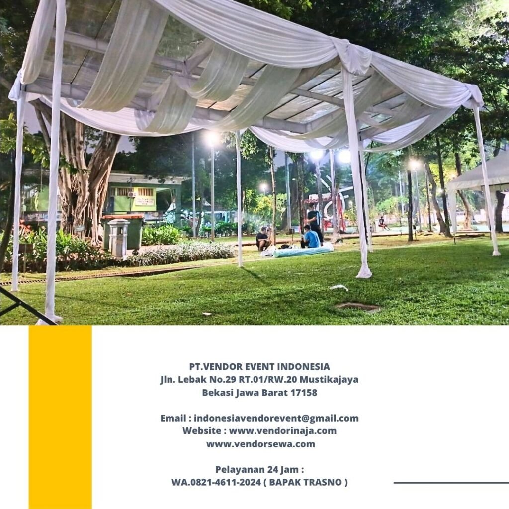 Sewa Tenda Transparan, Tenda Bazar Palmerah Jakarta