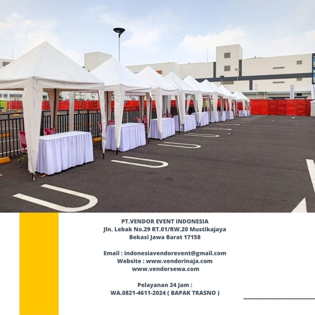 Sewa Tenda Transparan, Tenda Bazar Palmerah Jakarta