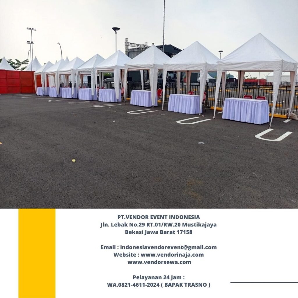 Sewa Tenda Transparan, Tenda Bazar Palmerah Jakarta