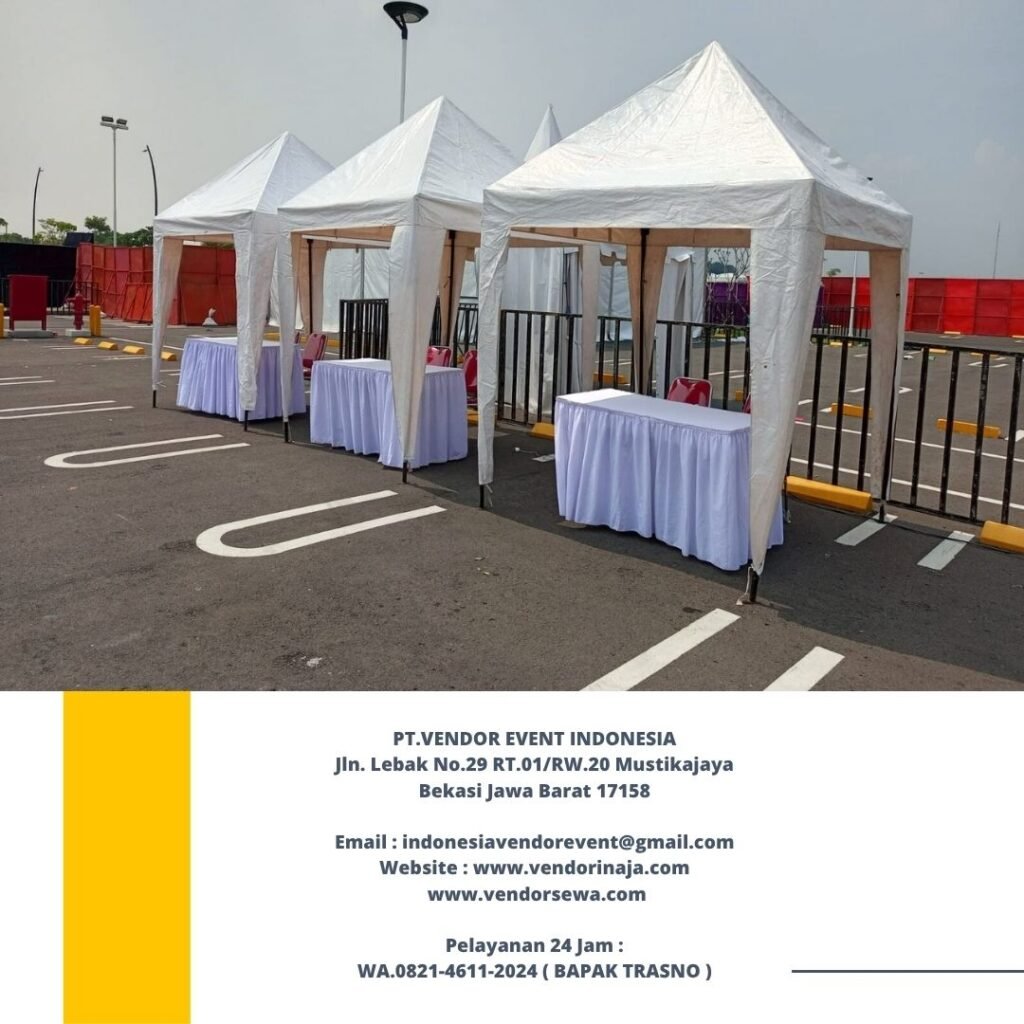 Sewa Tenda Transparan, Tenda Bazar Palmerah Jakarta