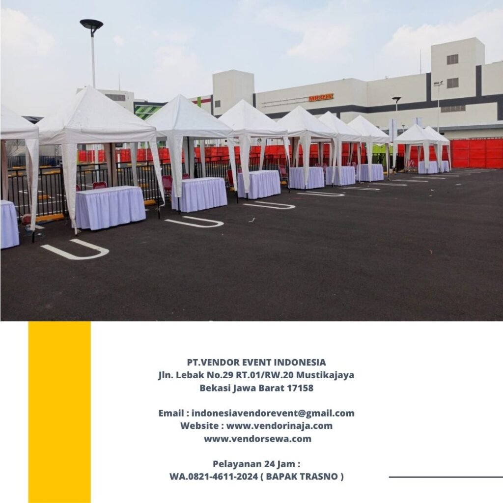 Sewa Tenda Transparan, Tenda Bazar Palmerah Jakarta