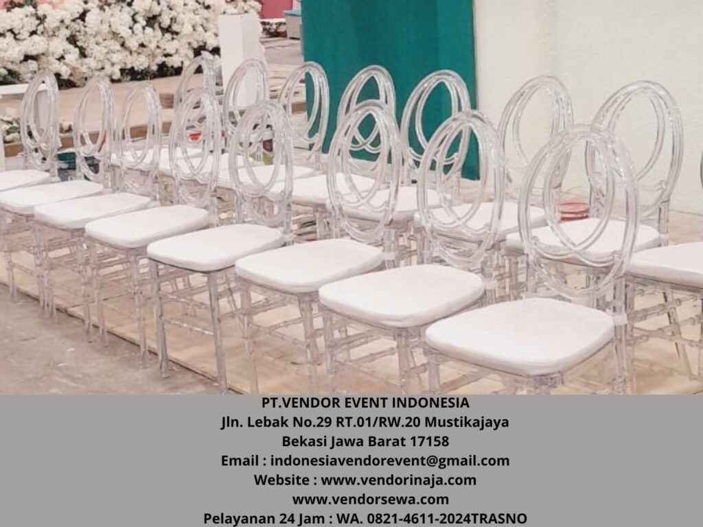 Rental Acrylic Chairs VIP Jakarta
