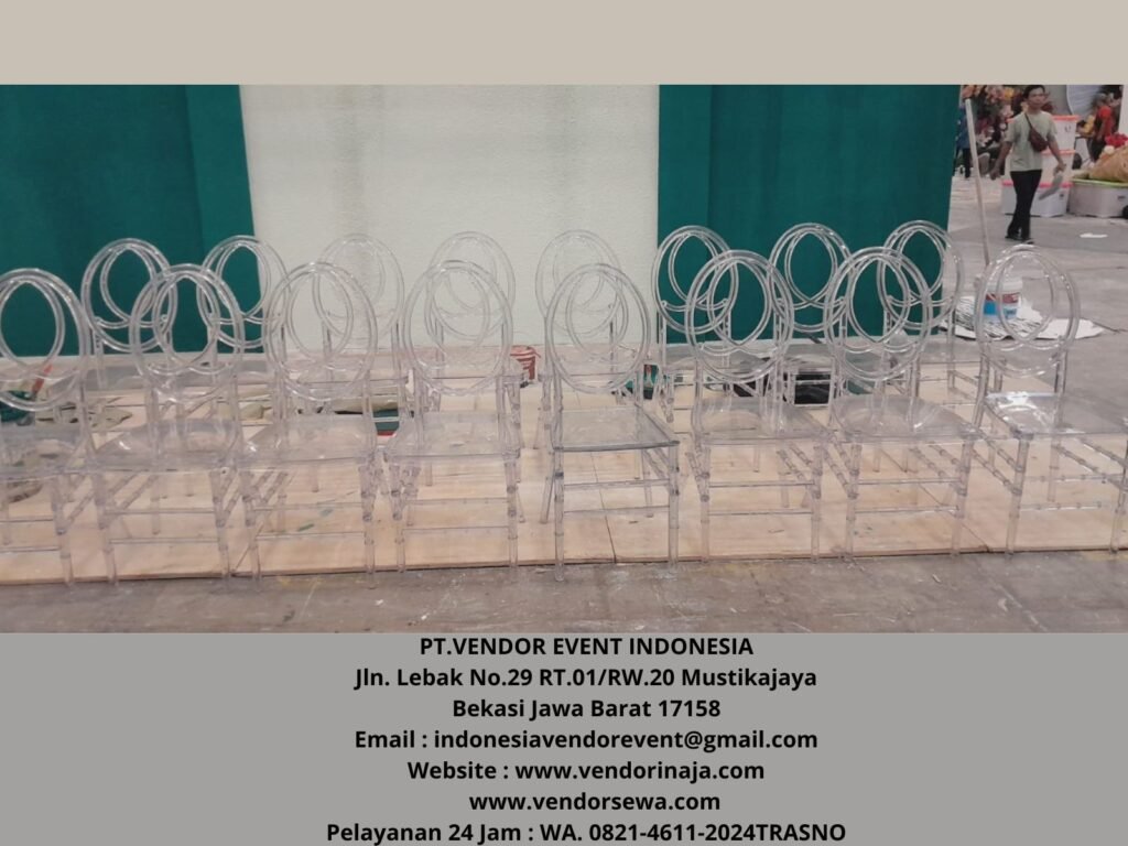 Rental Acrylic Chairs VIP Jakarta
