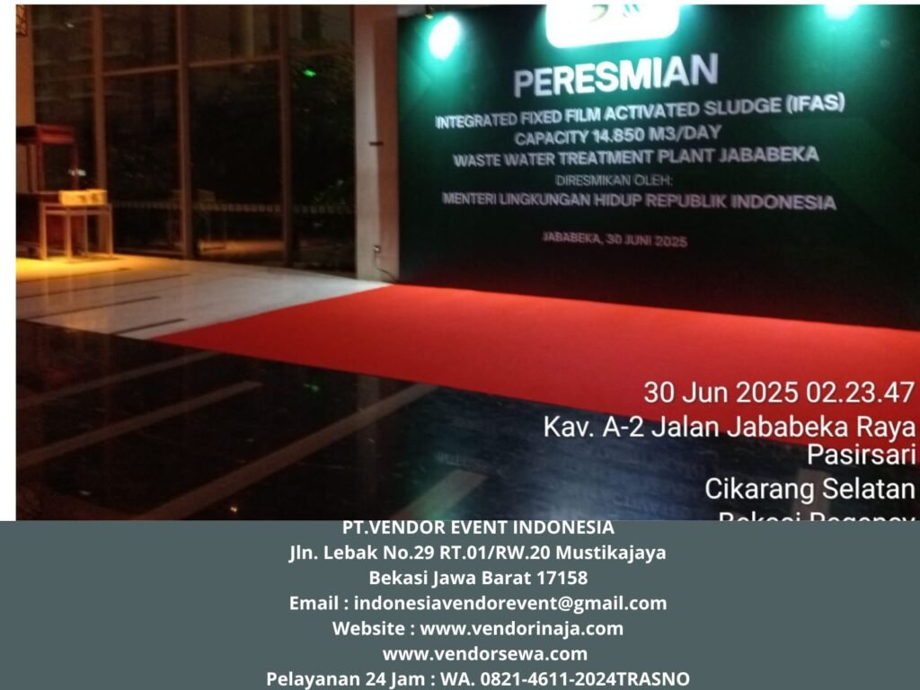 Rental Backdrop Dan Panggung Cover Karpet Cikarang