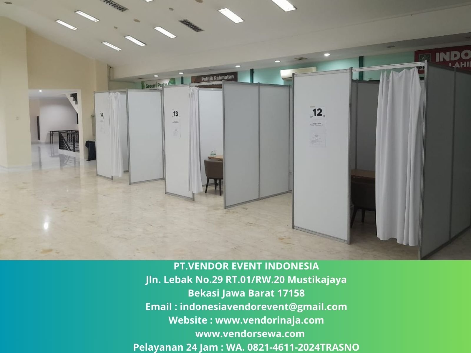 Jasa Rental Partisi Ruang Putih Bekasi