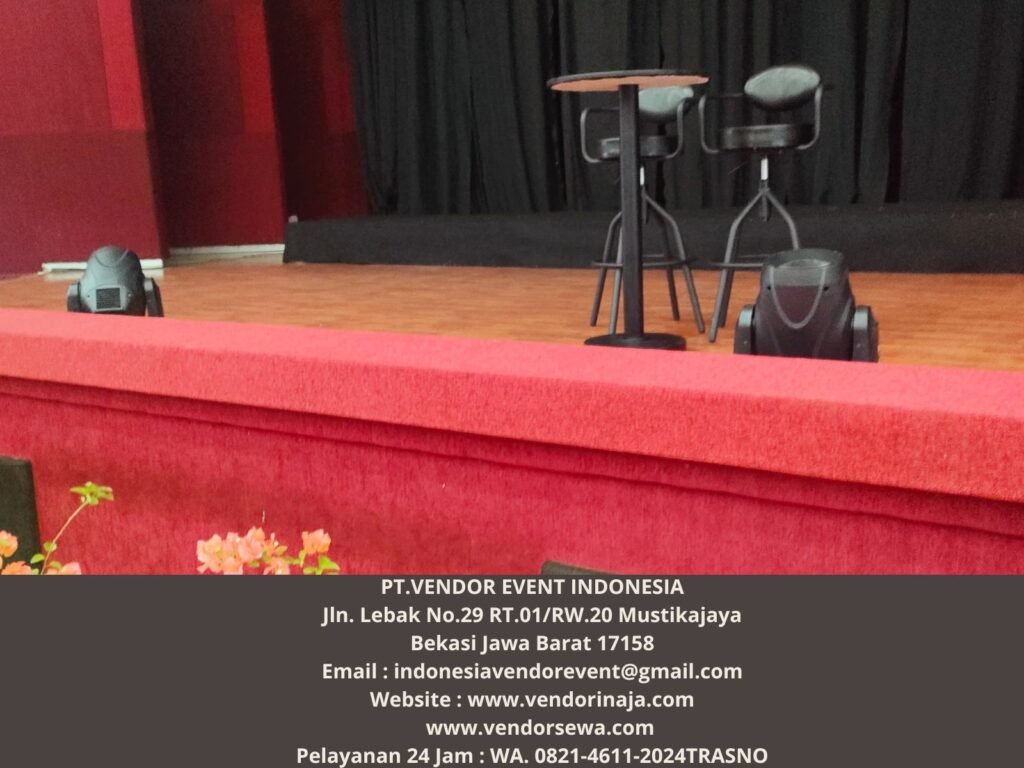 Rental Barstool Hitam Kursi Silinder Jakarta