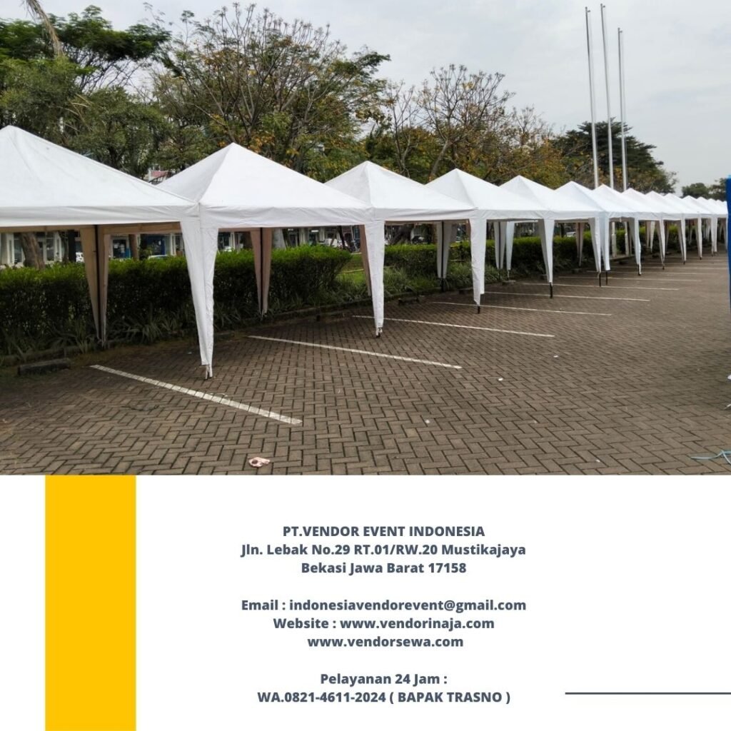 Jasa Sewa Tenda Bazzar Putih Event Summarecon Bekasi