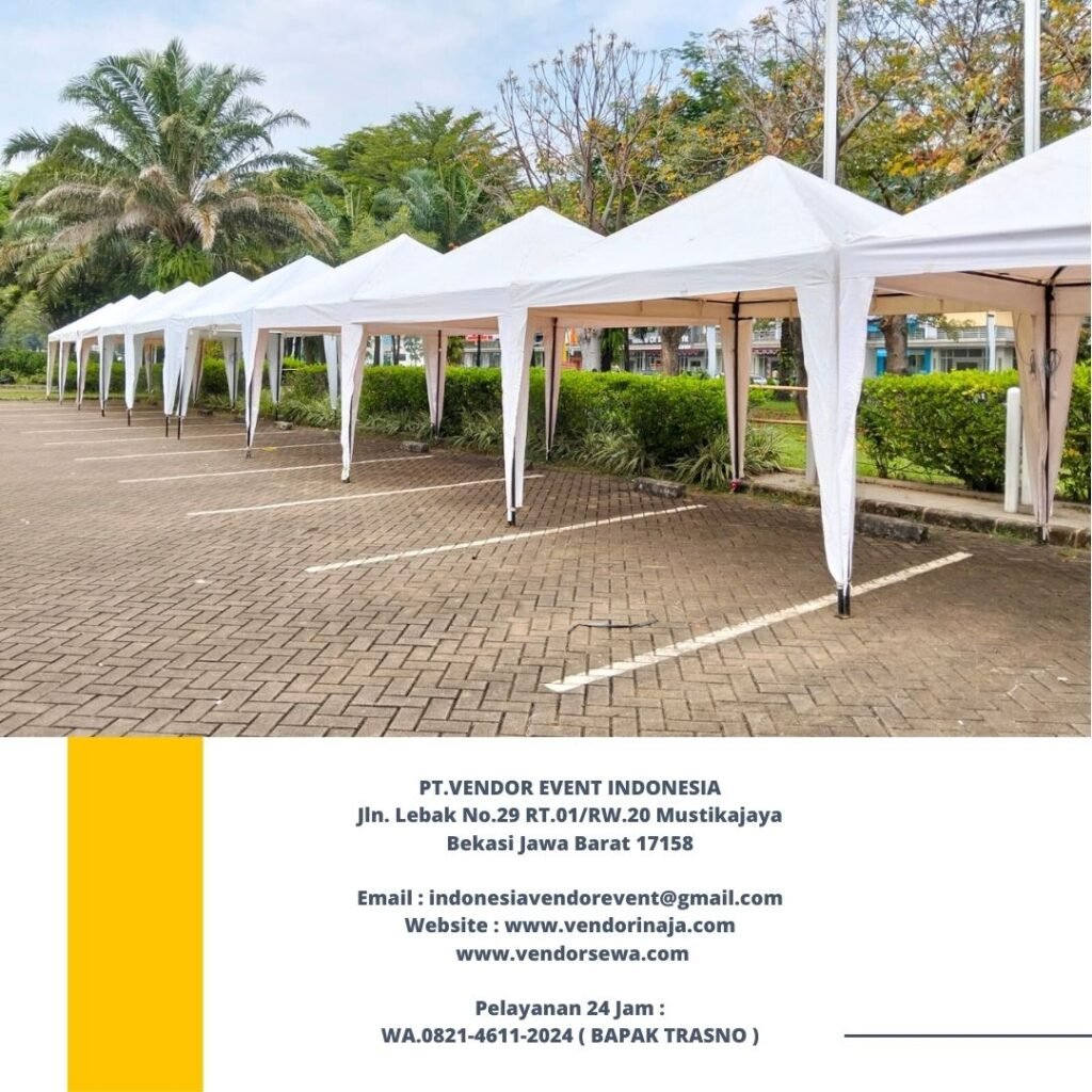 Jasa Sewa Tenda Bazzar Putih Event Summarecon Bekasi