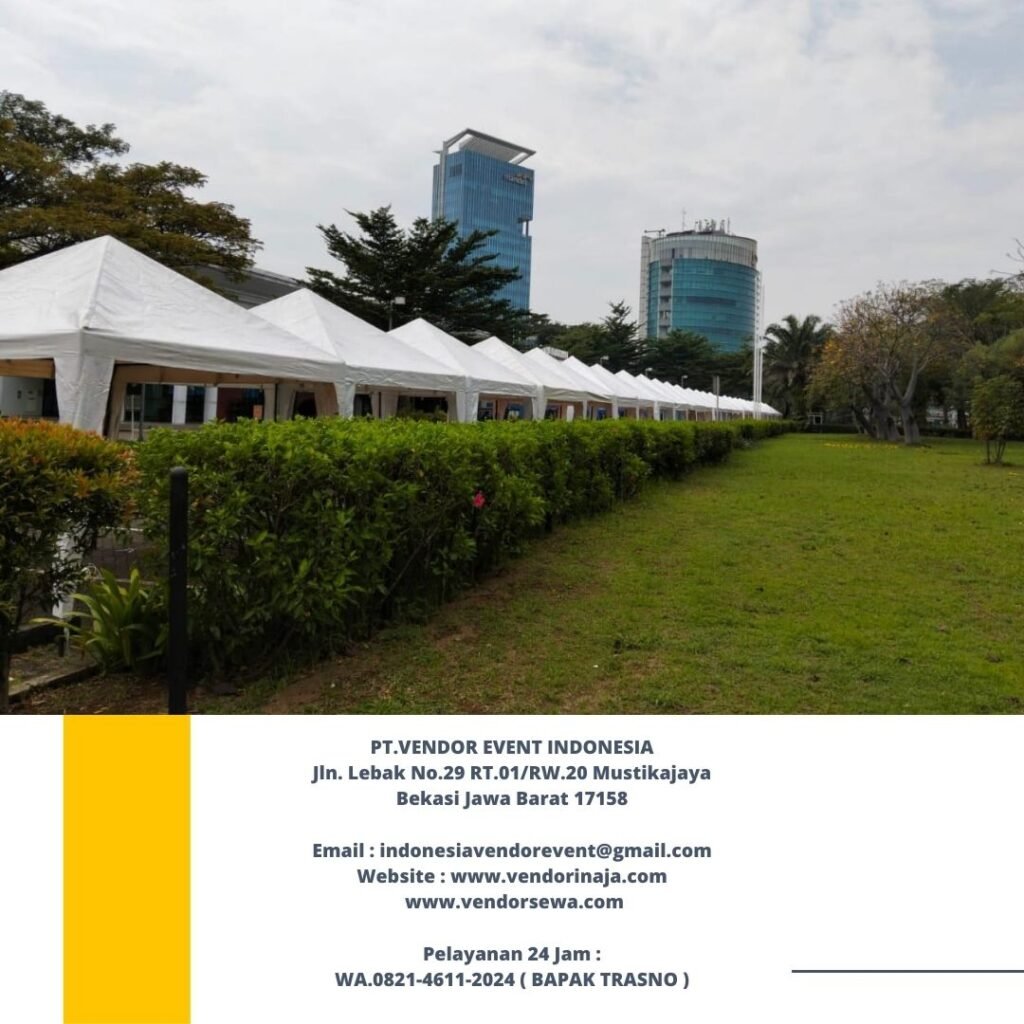 Jasa Sewa Tenda Bazzar Putih Event Summarecon Bekasi