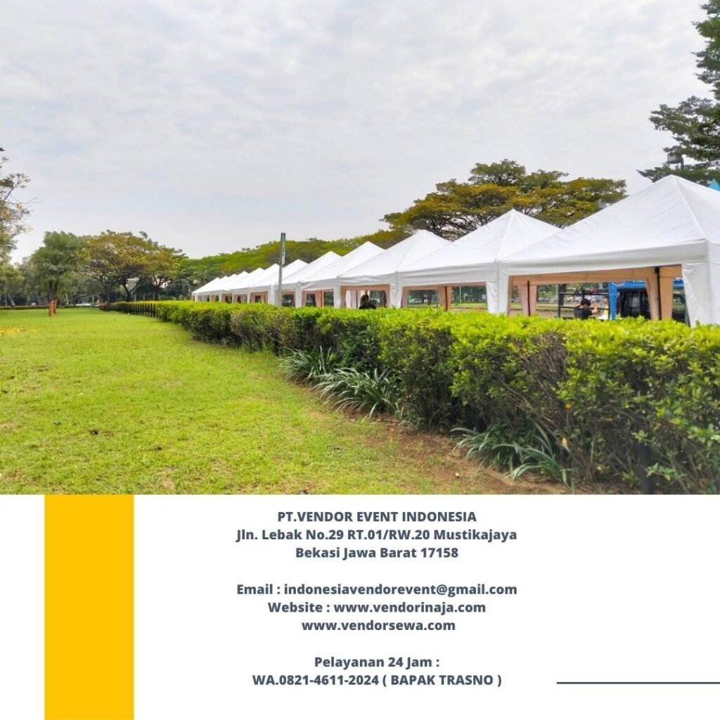 Jasa Sewa Tenda Bazzar Putih Event Summarecon Bekasi