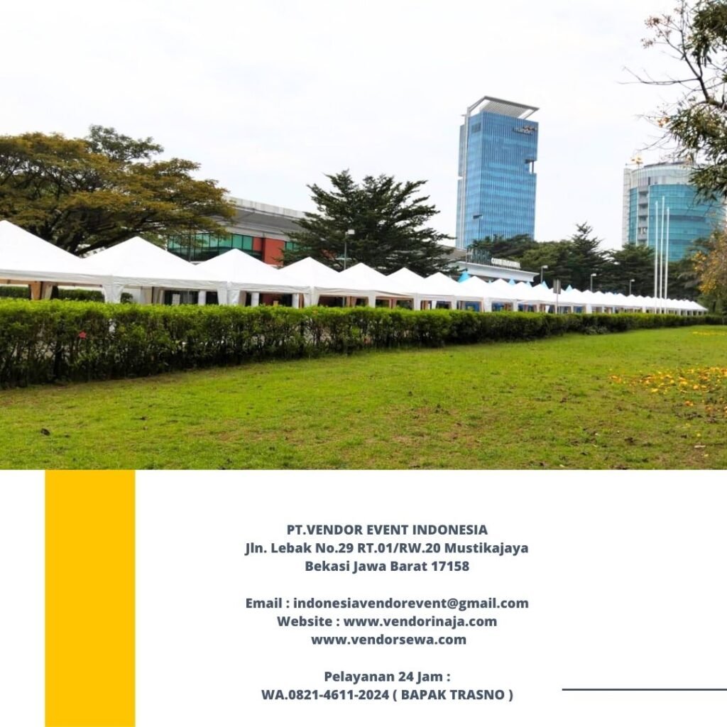 Jasa Sewa Tenda Bazzar Putih Event Summarecon Bekasi