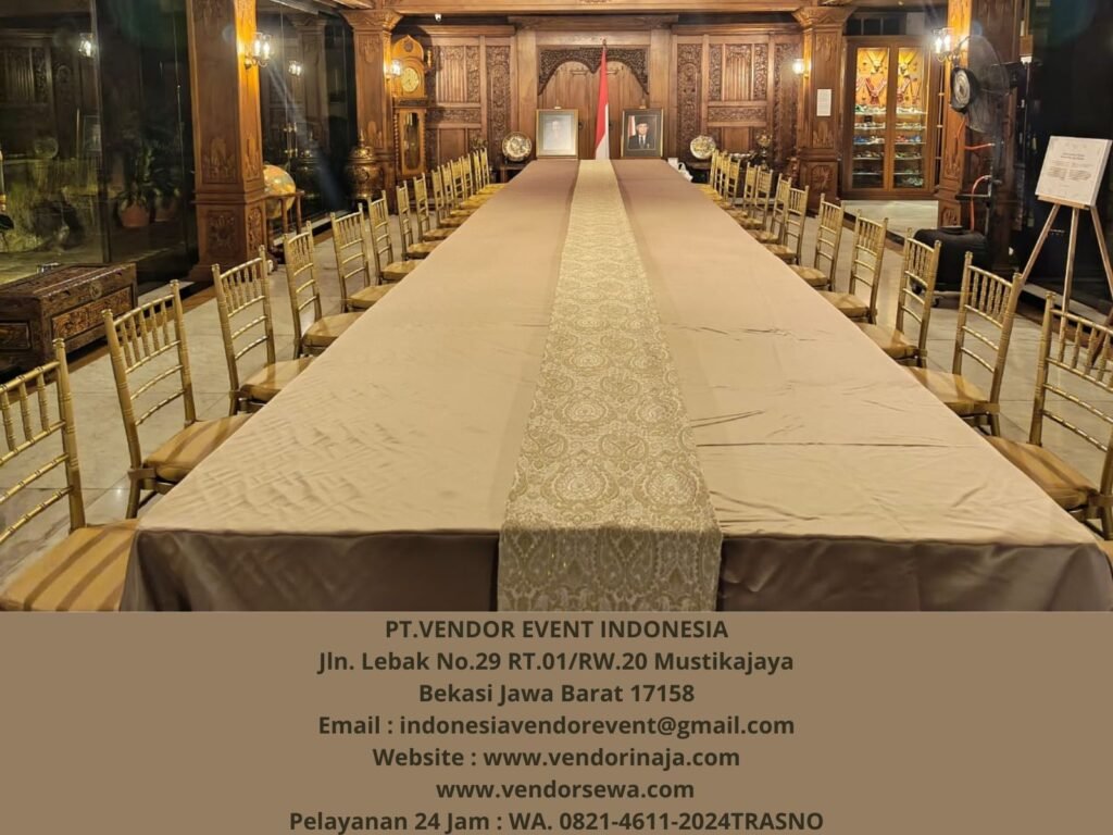 Rental Kursi Tiffany VIP Gold Silver Bogor