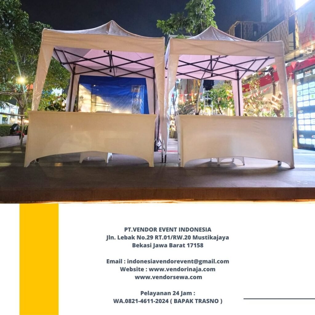 Rental Meja Ibm Dan Tenda Bazar Putih jakarta