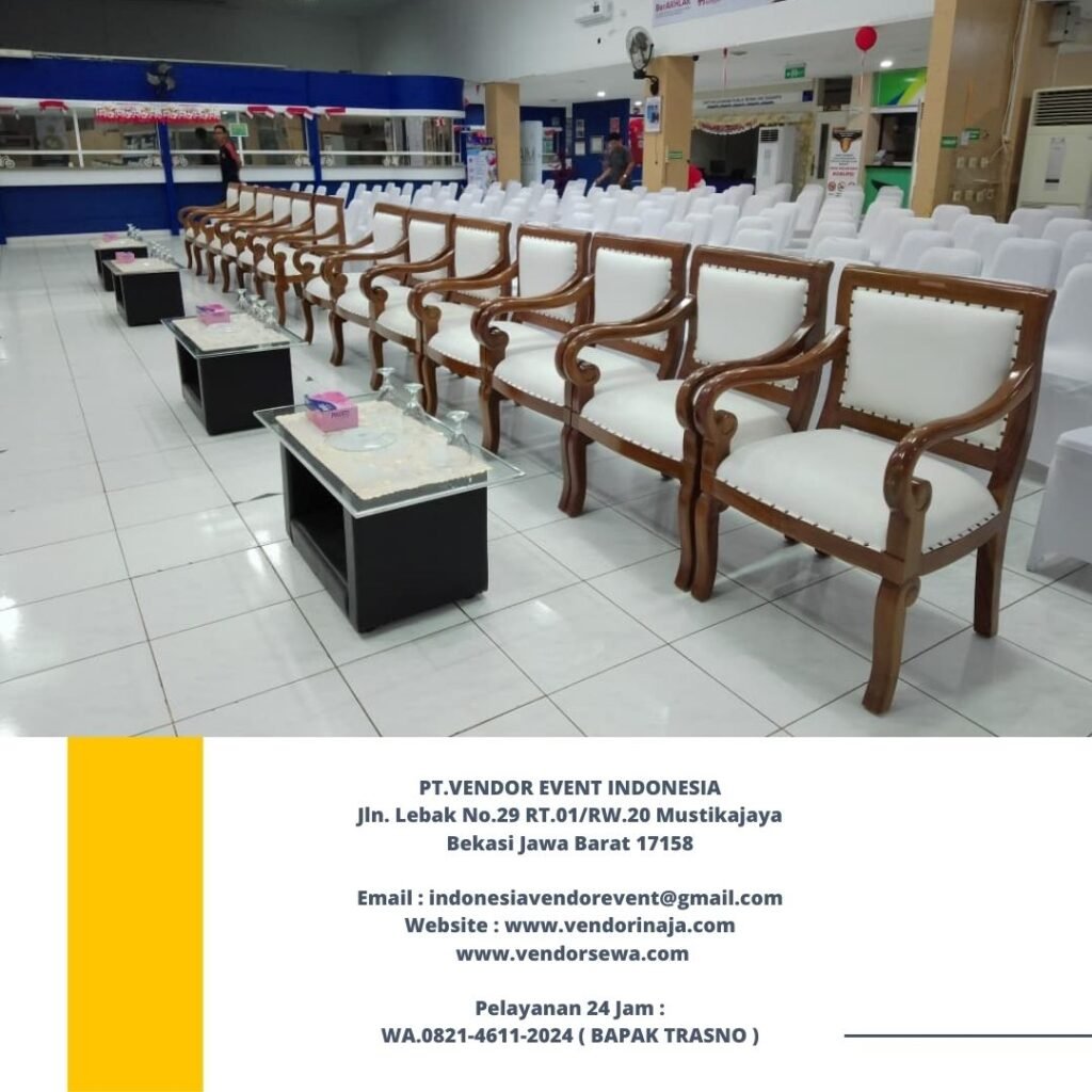 Sewa Kursi Type VIP Kayu Dan Meja VIP Di Daerah Jakarta
