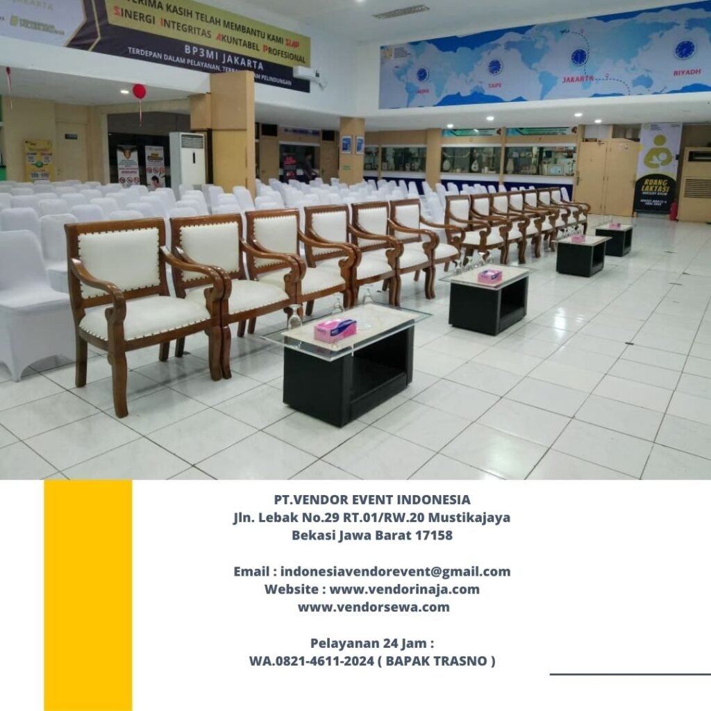 Sewa Kursi Type VIP Kayu Dan Meja VIP Di Daerah Jakarta