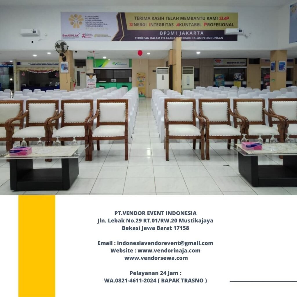 Sewa Kursi Type VIP Kayu Dan Meja VIP Di Daerah Jakarta