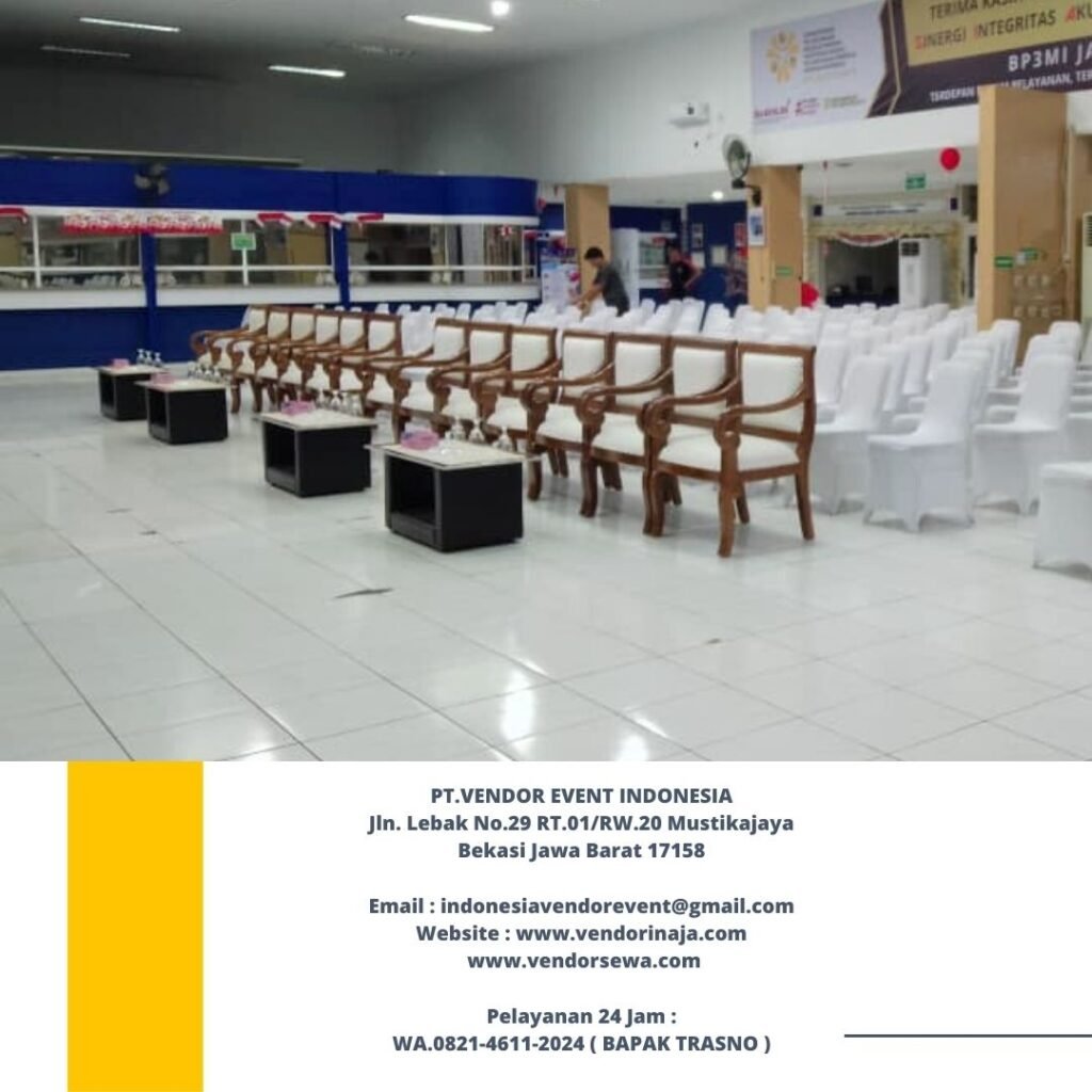 Sewa Kursi Type VIP Kayu Dan Meja VIP Di Daerah Jakarta