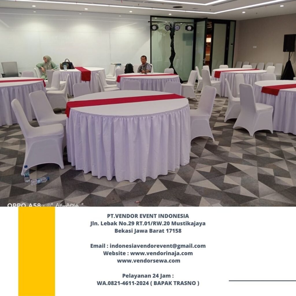 Sewa Meja Bundar, Meja Kotak, Meja Ibm Dan Meja VIP jakarta