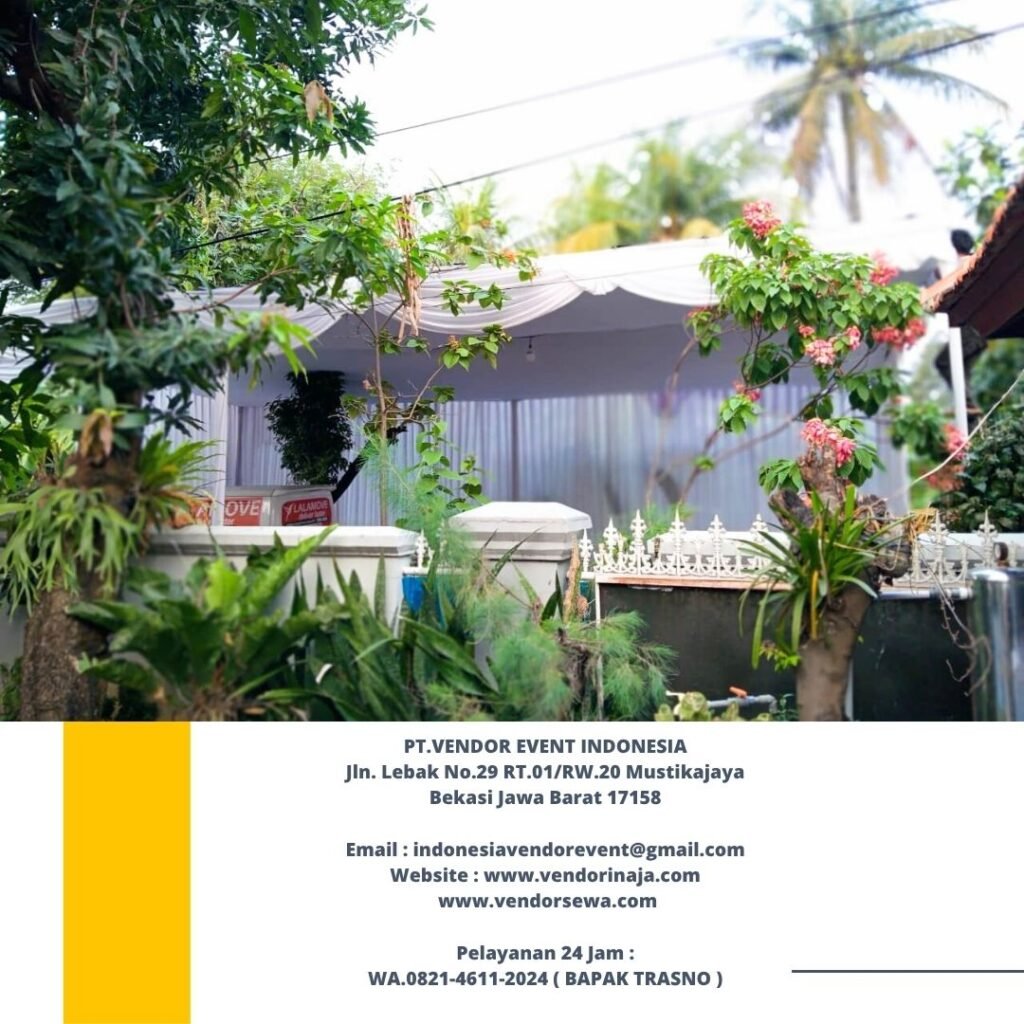Sewa Tenda Plafon Dan Tirai Putih jakarta