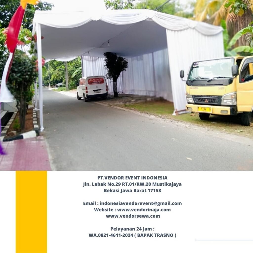 Sewa Tenda Plafon Dan Tirai Putih jakarta