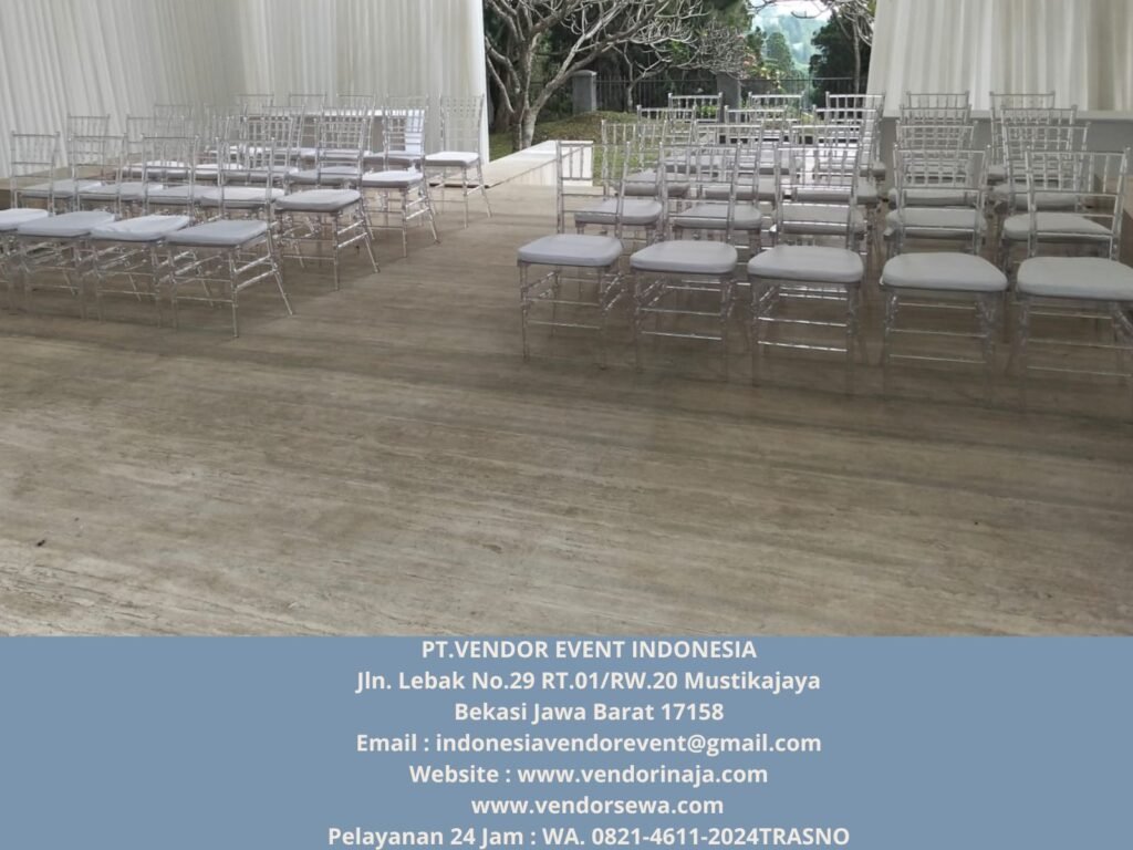 Rental Kursi VIP Type Tiffany Acrylic Bening Jakarta