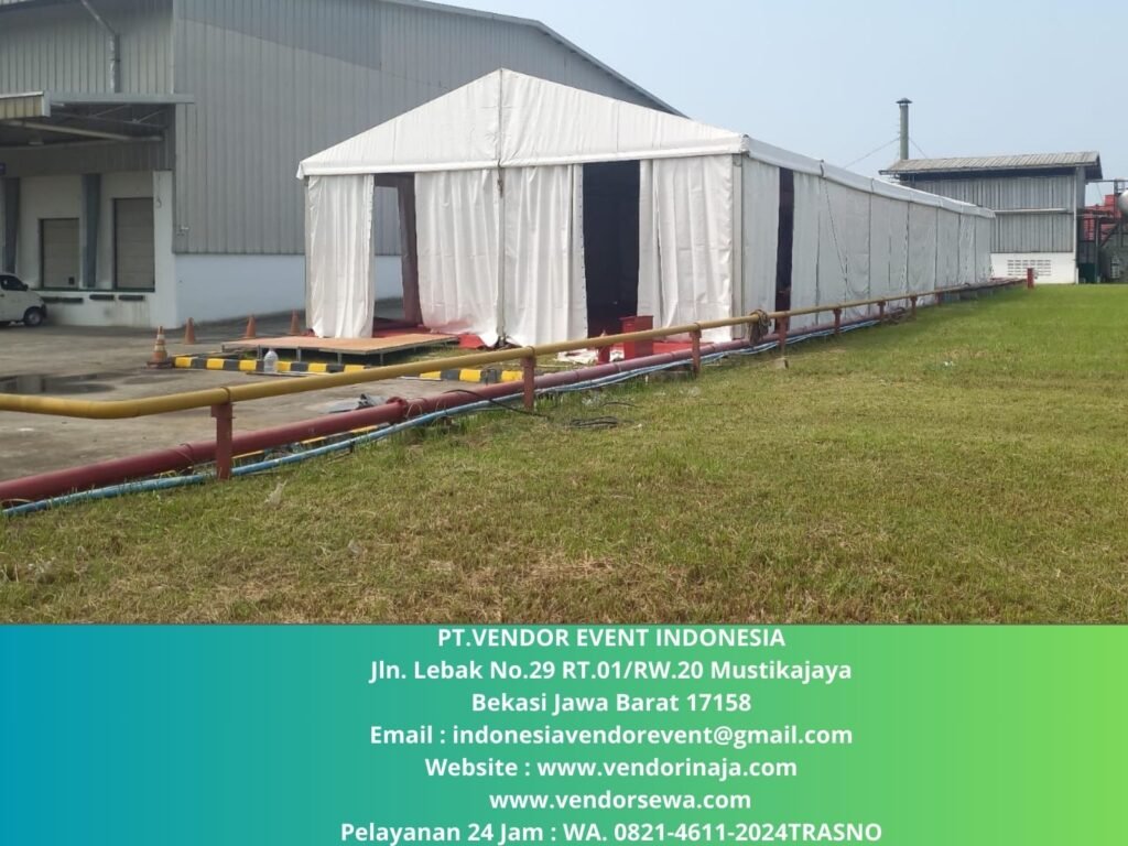 Jasa Sewa Tenda Sarnafil atau Kerucut,Tenda Bazar, Roder Jakarta