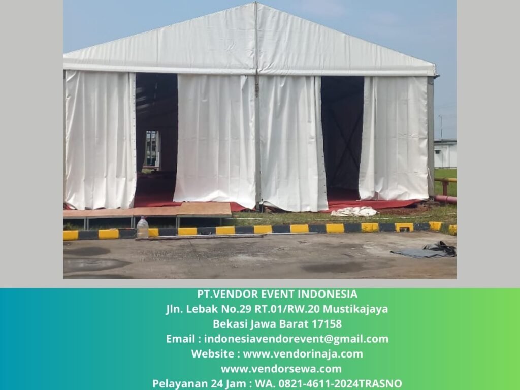 Jasa Sewa Tenda Sarnafil atau Kerucut,Tenda Bazar, Roder Jakarta