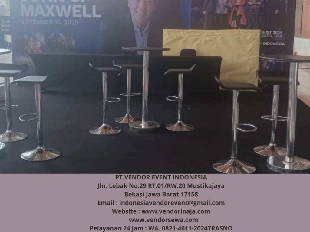 Jasa Sewa Barstool Kursi Kotak Warna Hitam Dan Putih Jakarta