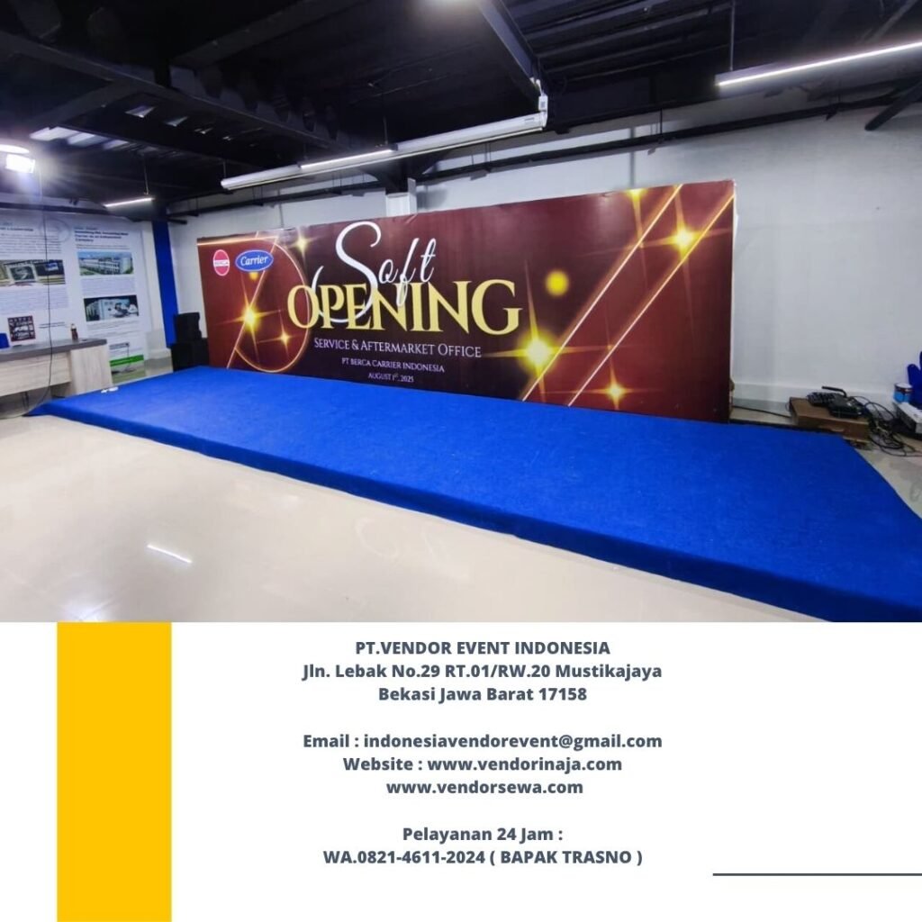 Jasa Sewa Panggung, Backdrop Customize Ukuran Dan Model Jakarta