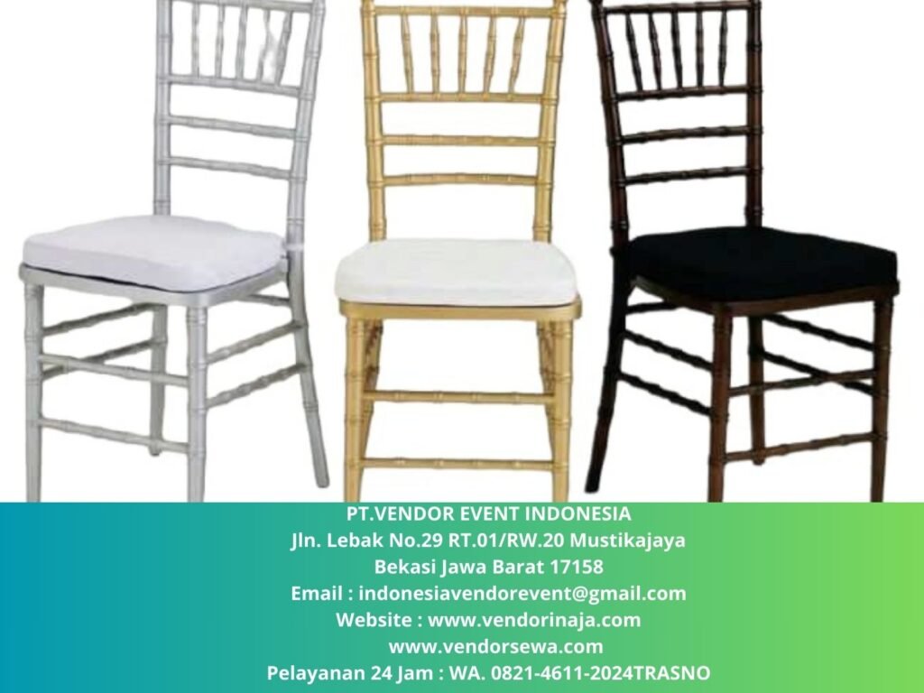 Sewa Kursi Kayu Olivia,Dinner,Tiffany,Cross Back Jakarta