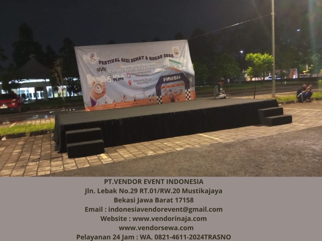 1. Sewa Panggung Out door Aneka Ukuran Tinggi Jakarta