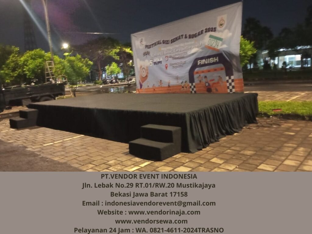 1. Sewa Panggung Out door Aneka Ukuran Tinggi Jakarta