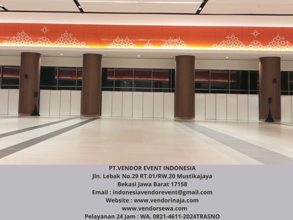 Menyewakan Partisi Putih Sekat Event Nice Pik2