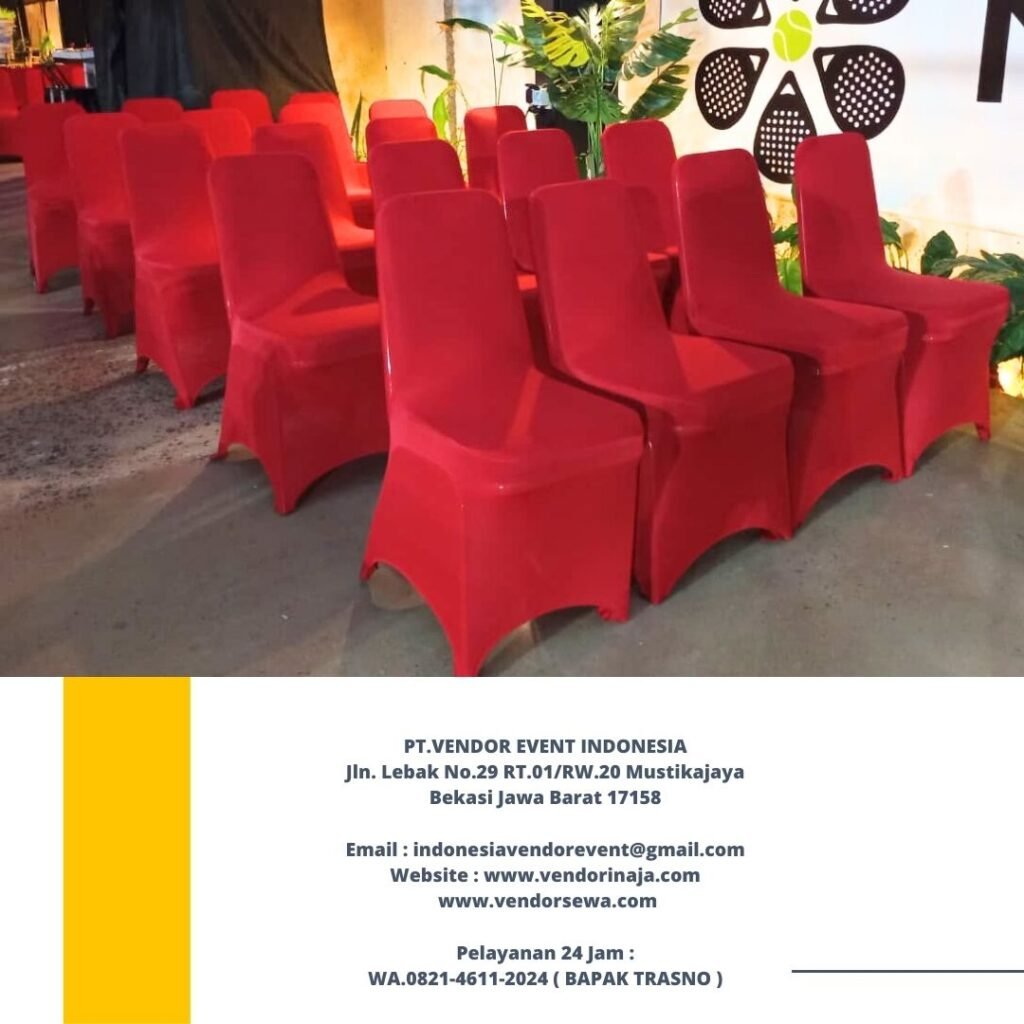 Pusat Sewa Kursi Futura Stainless Cover Merah Ketat Jakarta