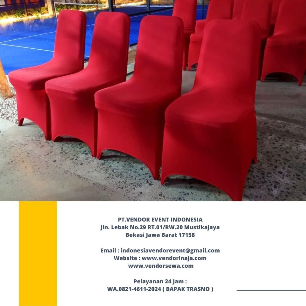 Pusat Sewa Kursi Futura Stainless Cover Merah Ketat Jakarta