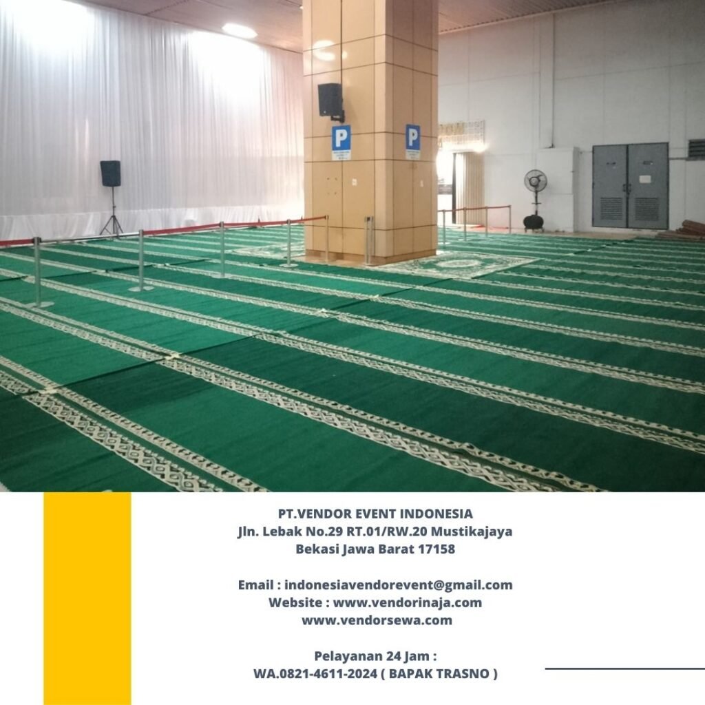 Rental Karpet Sajadah Hijau Bersih Dan Murah Di Jakarta