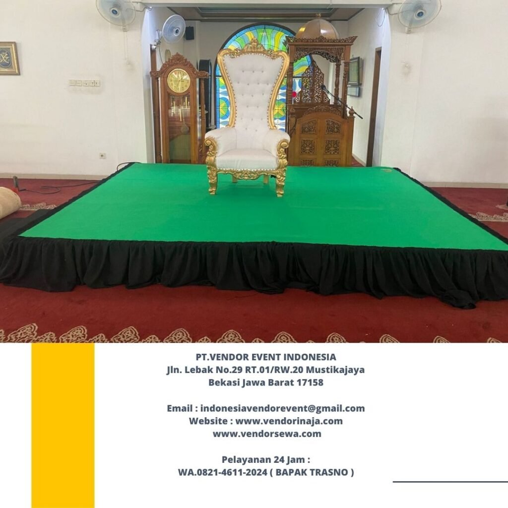 Sewa Kursi Syahrini Dan Panggung Karpet Hijau bekasi