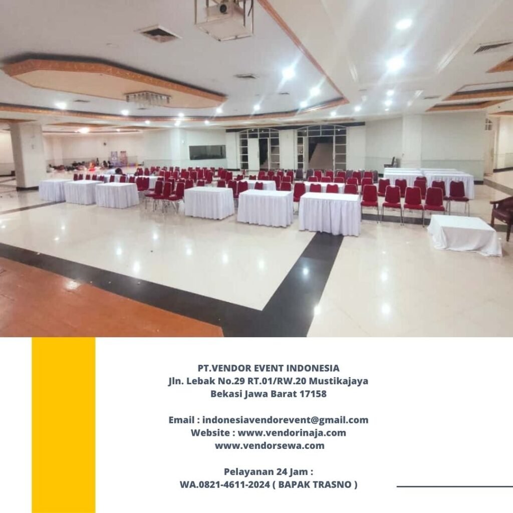 Sewa Meja Kotak Dan Lesehan Event Kemenpora jakarta