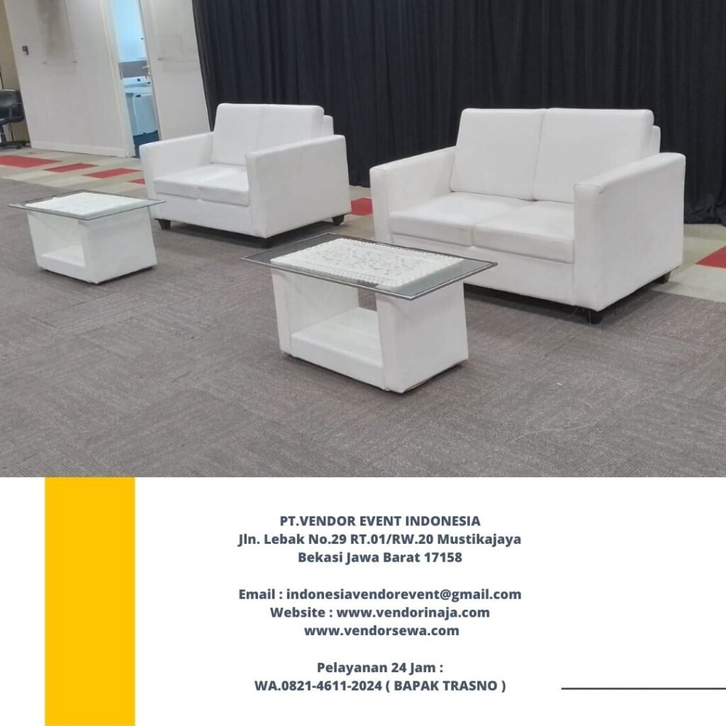 Vendor Sewa Sofa Putih Aneka Model Terkini Jakarta