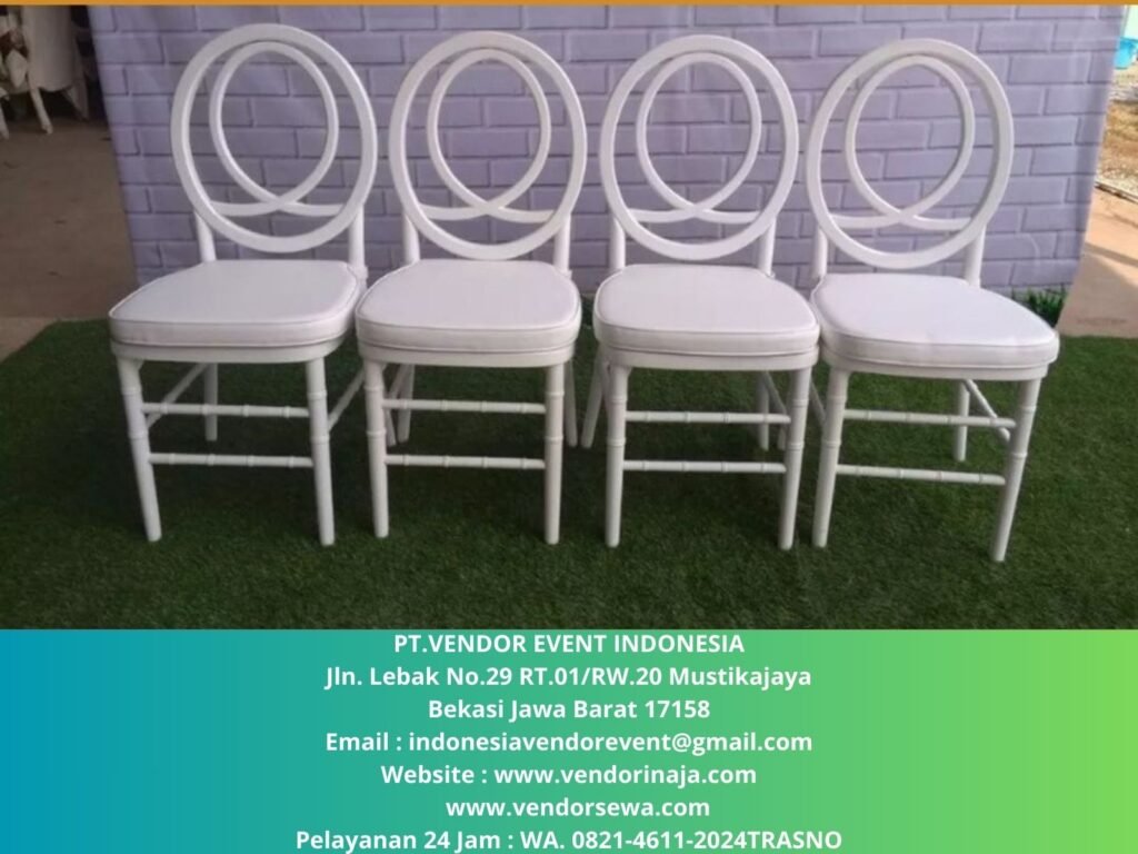 Sewa Kursi Kayu Olivia,Dinner,Tiffany,Cross Back Jakarta