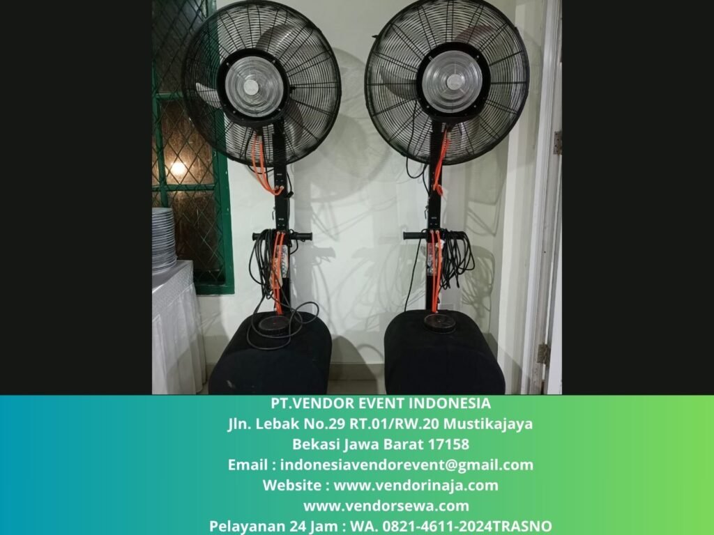 Pusat Sewa Misty Fan Kipas Uap Air Hemat Daya Jakarta