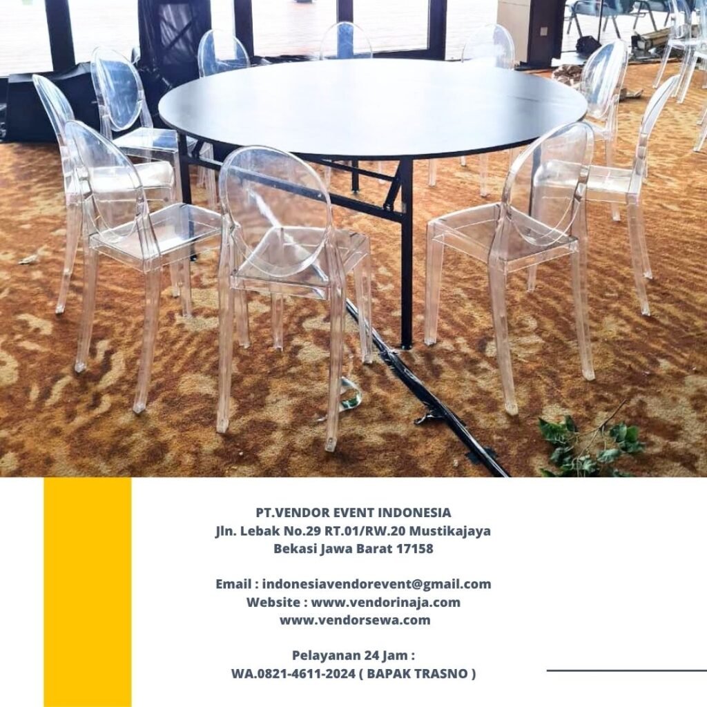 Rental Ghost Chairs VIP Bening Area Bandung