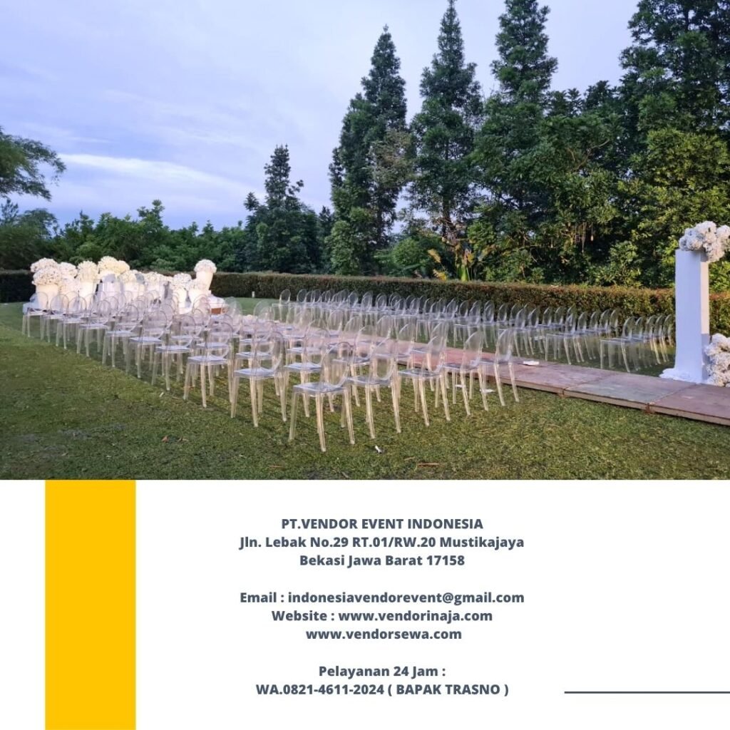 Rental Ghost Chairs VIP Bening Area Bandung