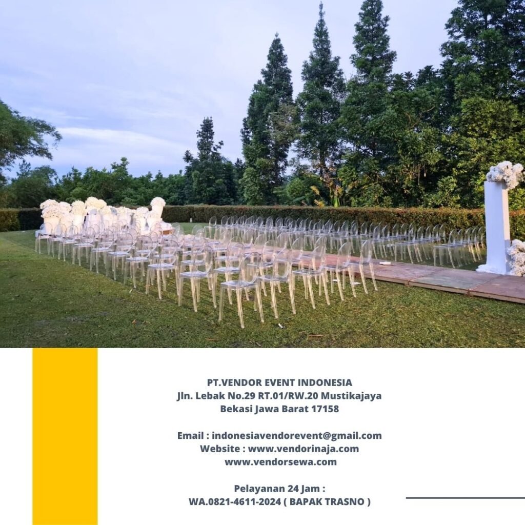 Rental Ghost Chairs VIP Bening Area Bandung