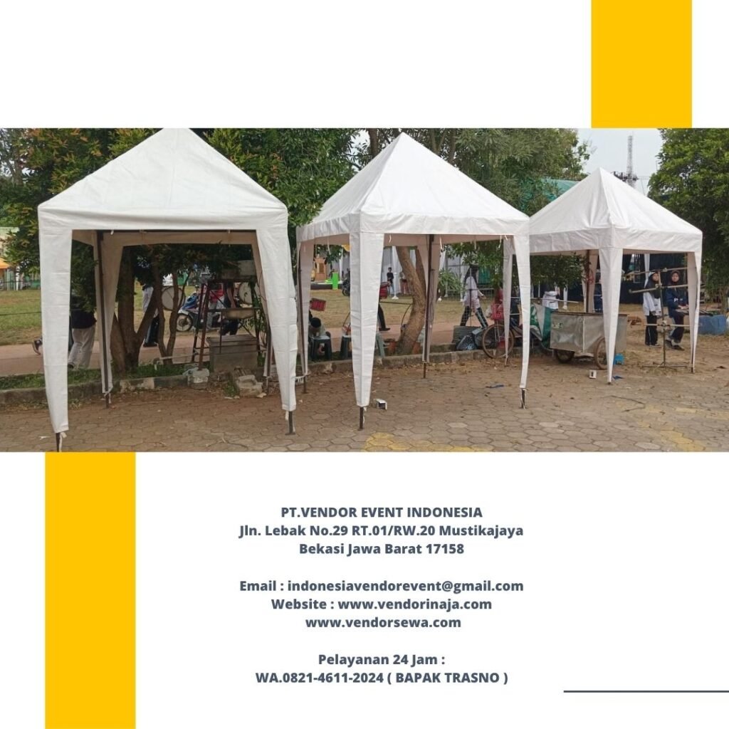 Rental Puff Warna-Warni Dan Tenda Bazar Jakarta